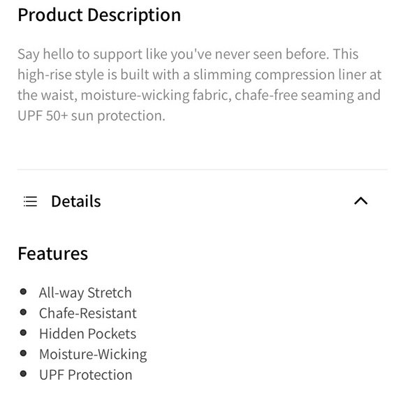 Fabletics NWT High-Waisted PowerHold Legging Small - Picture 4 of 5